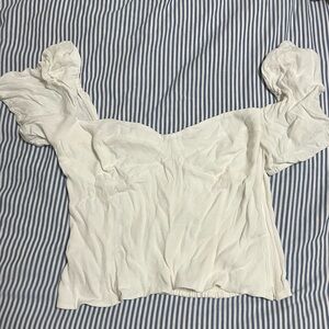 ARITZIA WILFRED NOVELLA SHORT SLEEVE BLOUSE